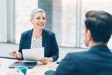 Woman Interviewing